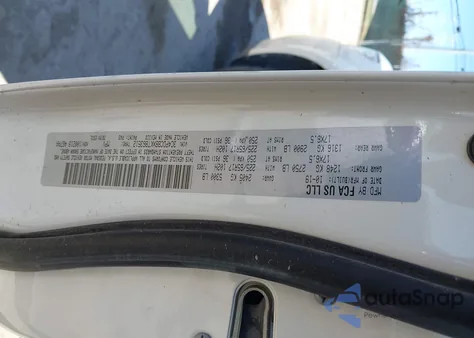 2019 Dodge Journey Se z USA, uszkodzony, nr VIN 3C4PDCBBXKT863512